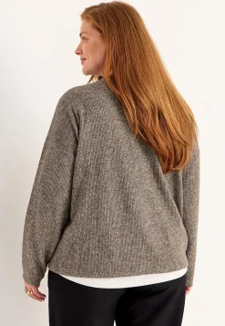 Cellbes of Sweden Supermjuk cardigan med fickor Beata Nougatmelange Best