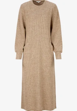 Cellbes of Sweden Supermjuk klänning med fickor Beata Kamel beige melange