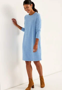 Cellbes of Sweden Supermjuk klänning med fickor Beata Blåmelange Outlet