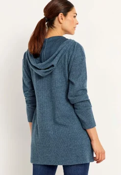 Cellbes of Sweden Supermjuk lång cardigan med fickor Beata Blå / Melerad