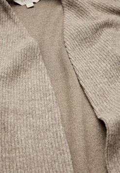 Cellbes of Sweden Supermjuk, lång cardigan med fickor Beata Beige / Melerad Outlet