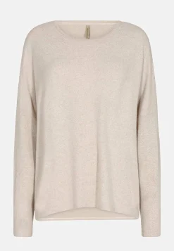 Soyaconcept Supermjuk, melerad trikåtopp Beigemelange