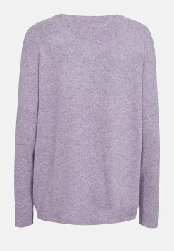 Soyaconcept Supermjuk, melerad trikåtopp Brunmelange Sale