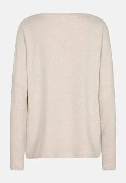 Soyaconcept Supermjuk, melerad trikåtopp Brunmelange Sale