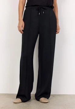 Soyaconcept Supermjuk trikåbyxa med sydda pressveck Outlet