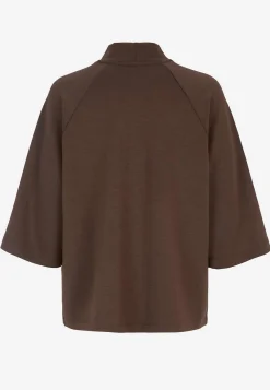 Soyaconcept Supermjuk trikåtopp med halvpolo Hot