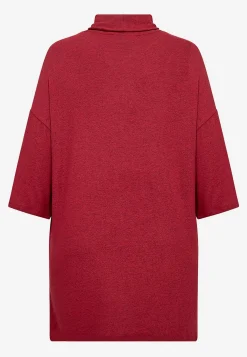 Wasabiconcept Supermjuk trikåtunika Rödmelange Discount