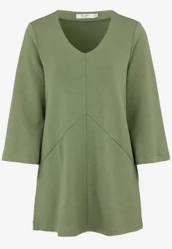 Cellbes of Sweden Supermjuk trikåtunika med fickor Khakigrön Online