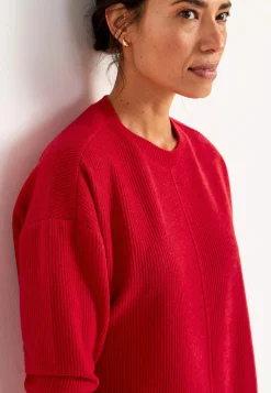 Cellbes of Sweden Supermjuk tröja med dekorativ mittsöm Beata Blåmelange