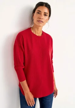 Cellbes of Sweden Supermjuk tröja med dekorativ mittsöm Beata Rosamelange Best