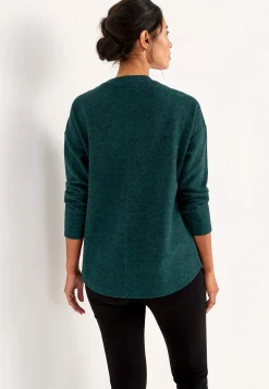 Cellbes of Sweden Supermjuk tröja med dekorativ mittsöm Beata Rosamelange Best