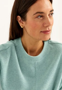 Cellbes of Sweden Supermjuk tröja med dekorativ mittsöm Beata Rosamelange Best