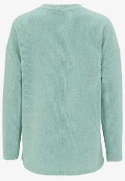 Cellbes of Sweden Supermjuk tröja med dekorativ mittsöm Beata Rosamelange Best