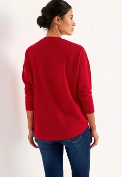 Cellbes of Sweden Supermjuk tröja med dekorativ mittsöm Beata Rosamelange Best