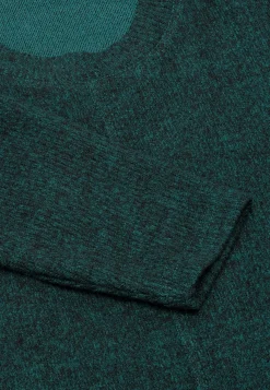 Cellbes of Sweden Supermjuk tröja med dekorativ mittsöm Beata Turkosmelange Online