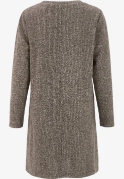 Cellbes of Sweden Supermjuk tunika med fickor Beata Nougatmelange Clearance