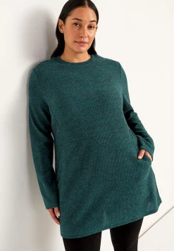 Cellbes of Sweden Supermjuk tunika med fickor Beata Rosamelange Best