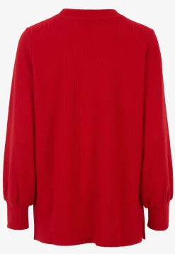 Cellbes of Sweden Supermjuk tunika med melerade färger Röd Outlet