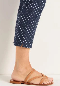 Cellbes of Sweden Superskön capribyxa Marin / Prickig Clearance