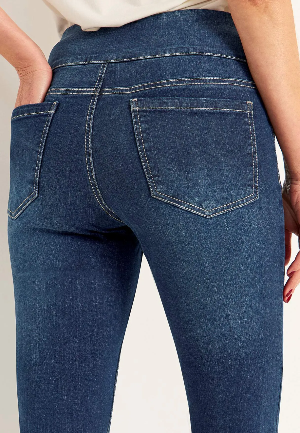Cellbes of Sweden Supersköna ankeljeans i denim Elin Mellanblå / Denim