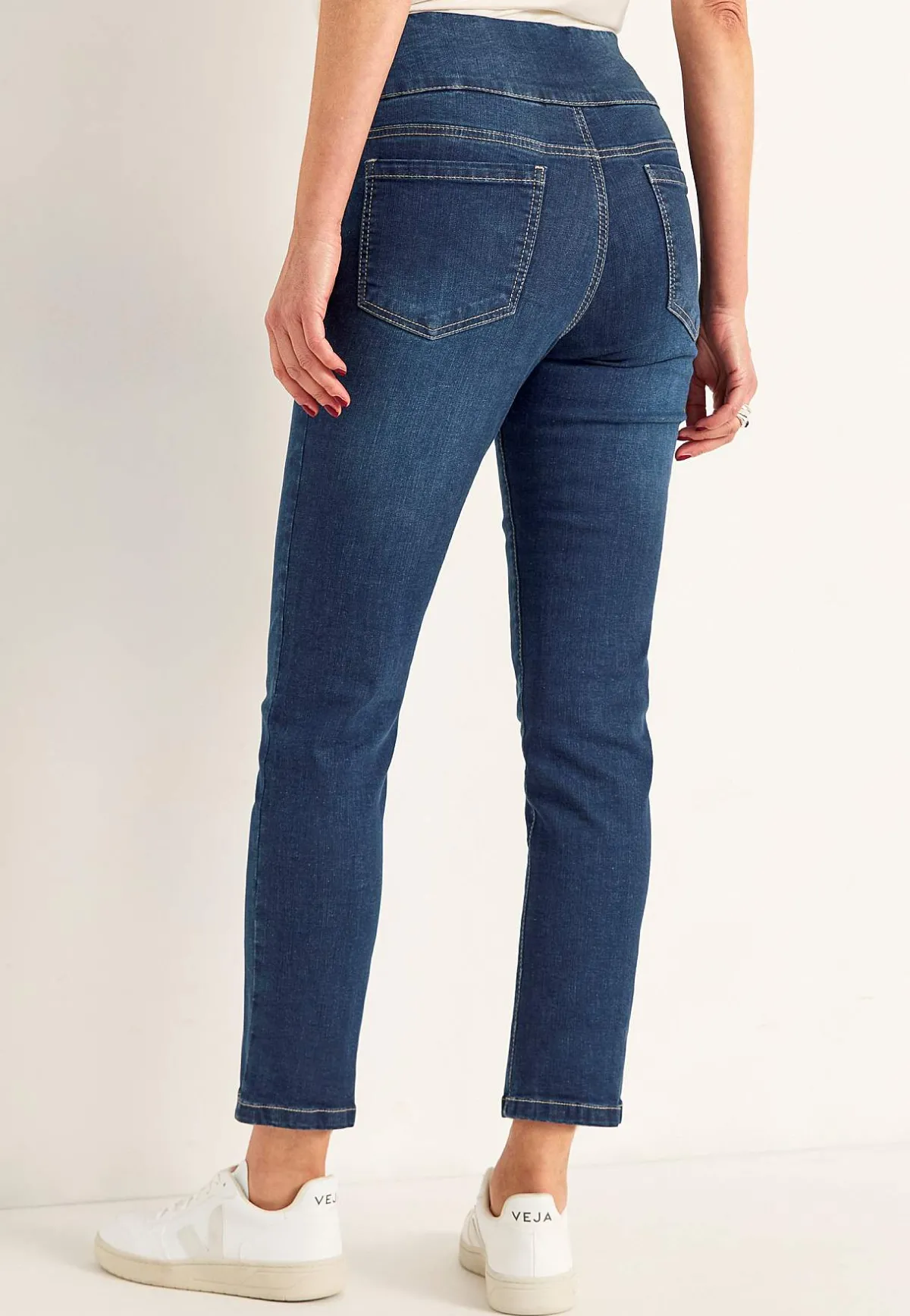 Cellbes of Sweden Supersköna ankeljeans i denim Elin Mellanblå / Denim