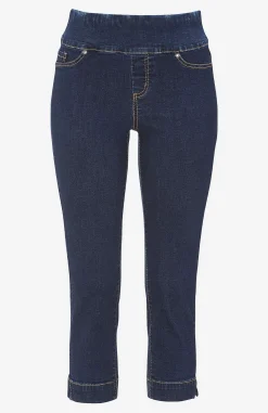 Cellbes of Sweden Supersköna caprijeggings i denim Elin Mörkblå / Denim Discount