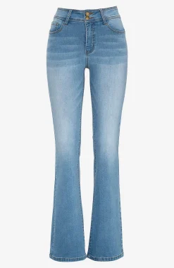 Cellbes of Sweden Superstretchiga shapingjeans med bootcut Ljusblå / Denim Sale