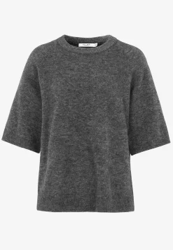 Cellbes of Sweden Topp Premium i mohair- och ullblandning Mörk gråmelange Outlet