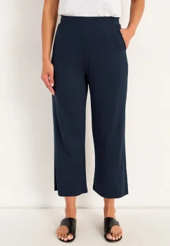 Cellbes of Sweden Trikåbyxa i mjuk bomulls- och modalblandning Marin / Enfärgad Online