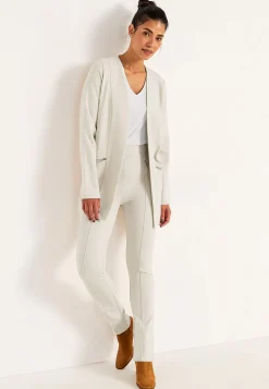 Cellbes of Sweden Trikåbyxa med sydda pressveck Lisa Beige Hot