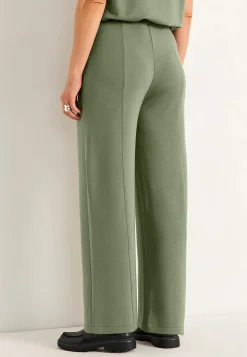 Cellbes of Sweden Trikåbyxa med vida ben Khakigrön Hot