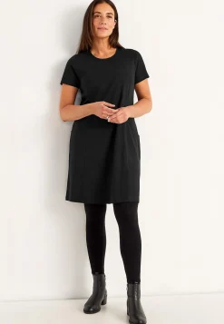 Cellbes of Sweden Trikåklänning med fickor Svart Hot