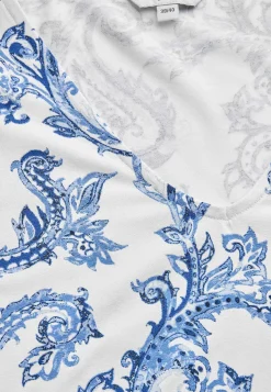 Cellbes of Sweden Trikåklänning med fickor Blå / Paisley Sale