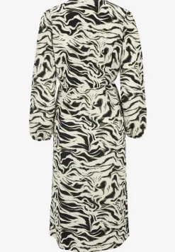 Freequent Trikåklänning med stängd omlott Discount