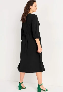 Cellbes of Sweden Trikåklänning med strukturmönster Svart Best