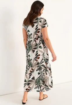 Cellbes of Sweden Trikåklänning med volang Hot