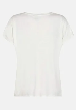 Soyaconcept Trikåtopp i lyocell Offwhite Best