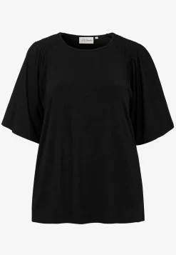 Wasabiconcept Trikåtopp i lyocell Svart Hot