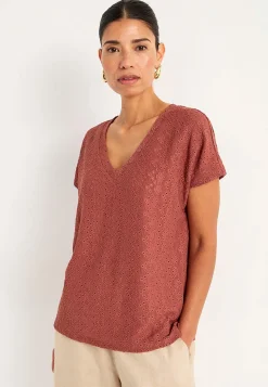 Cellbes of Sweden Trikåtopp med hålbroderi Discount