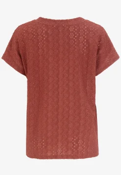 Cellbes of Sweden Trikåtopp med hålbroderi Discount
