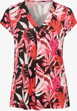 Cellbes of Sweden Trikåtopp med holkärmar Rosa / Mönstrad