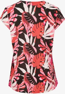 Cellbes of Sweden Trikåtopp med holkärmar Rosa / Mönstrad