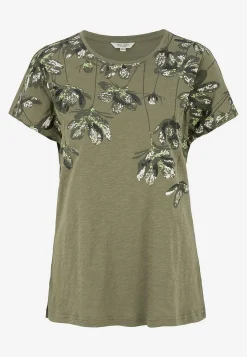 Cellbes of Sweden Trikåtopp med korta ärmar Marin / Blommig