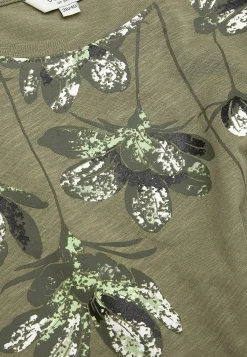 Cellbes of Sweden Trikåtopp med korta ärmar Marin / Blommig