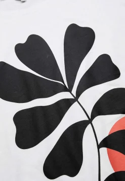 Cellbes of Sweden Trikåtopp med korta ärmar Marin / Blommig