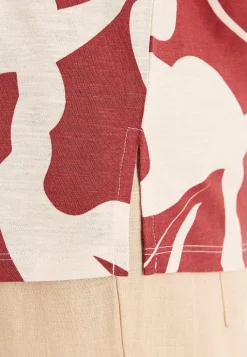 Cellbes of Sweden Trikåtopp med korta ärmar Marin / Blommig