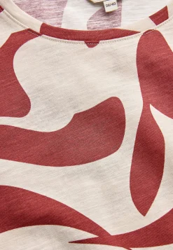 Cellbes of Sweden Trikåtopp med korta ärmar Marin / Blommig