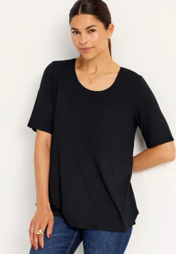 Cellbes of Sweden Trikåtopp med korta ärmar Svart / Enfärgad Best