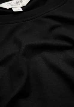 Cellbes of Sweden Trikåtopp med korta ärmar Svart / Enfärgad Best