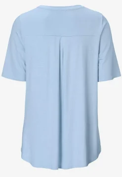 Cellbes of Sweden Trikåtopp med korta ärmar Ljusblå Online